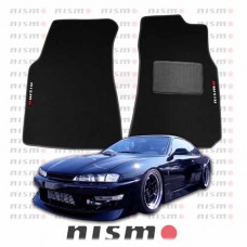 Nismo S14 S14a 200SX Custom made front floor mats Set of 2